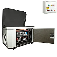 Генератор A-iPower A7000EAX в супертихом зимнем кожухе 1400SS RAL 7035 + блок автозапуска A-iPower 230В/400В 100А 8 ПИН