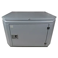 Бензиновый генератор FUBAG BS 9000 A ES в тихом зимнем кожухе 1200 RAL 7024