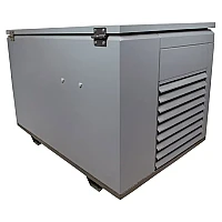 Бензиновый генератор FUBAG BS 8000 A ES в тихом зимнем кожухе 1200 RAL 7024